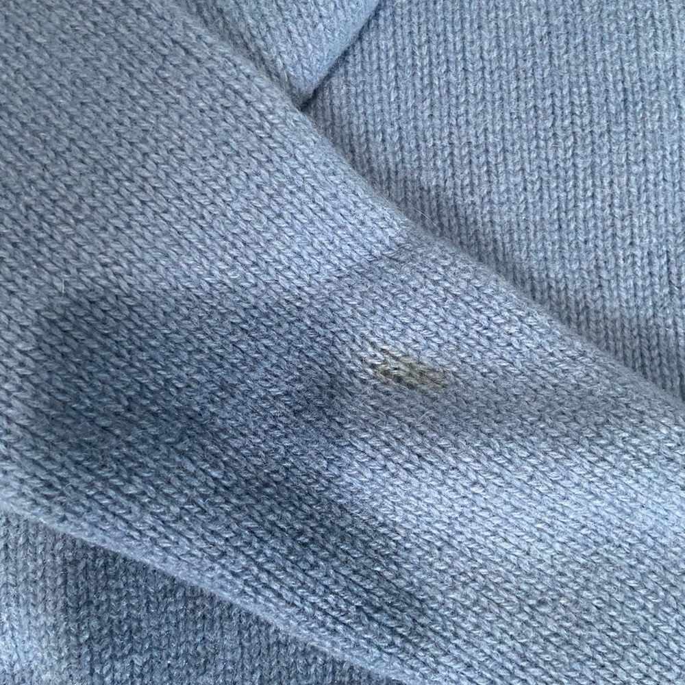 J. Crew Blue Wool Knit Pullover Sweater - Picture 7 of 7